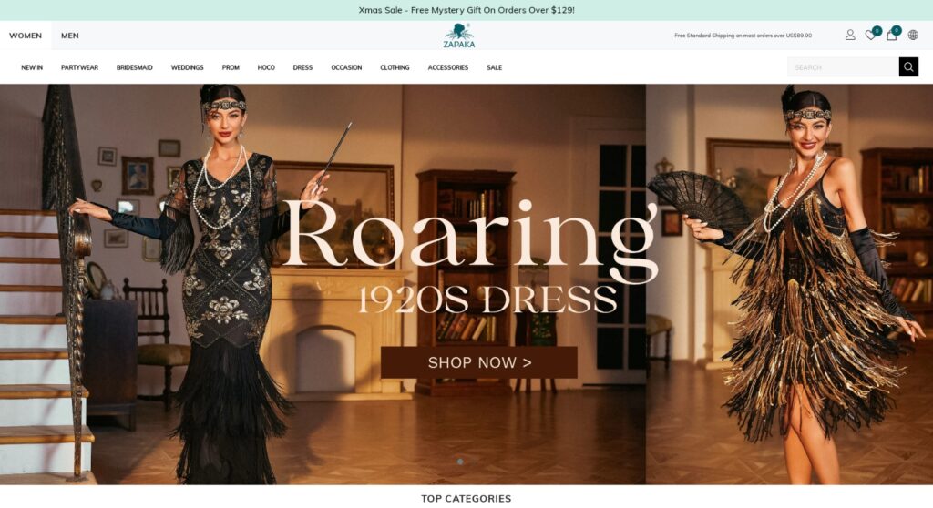 Pop-up and popunder ads example for E-Commerce advertising
