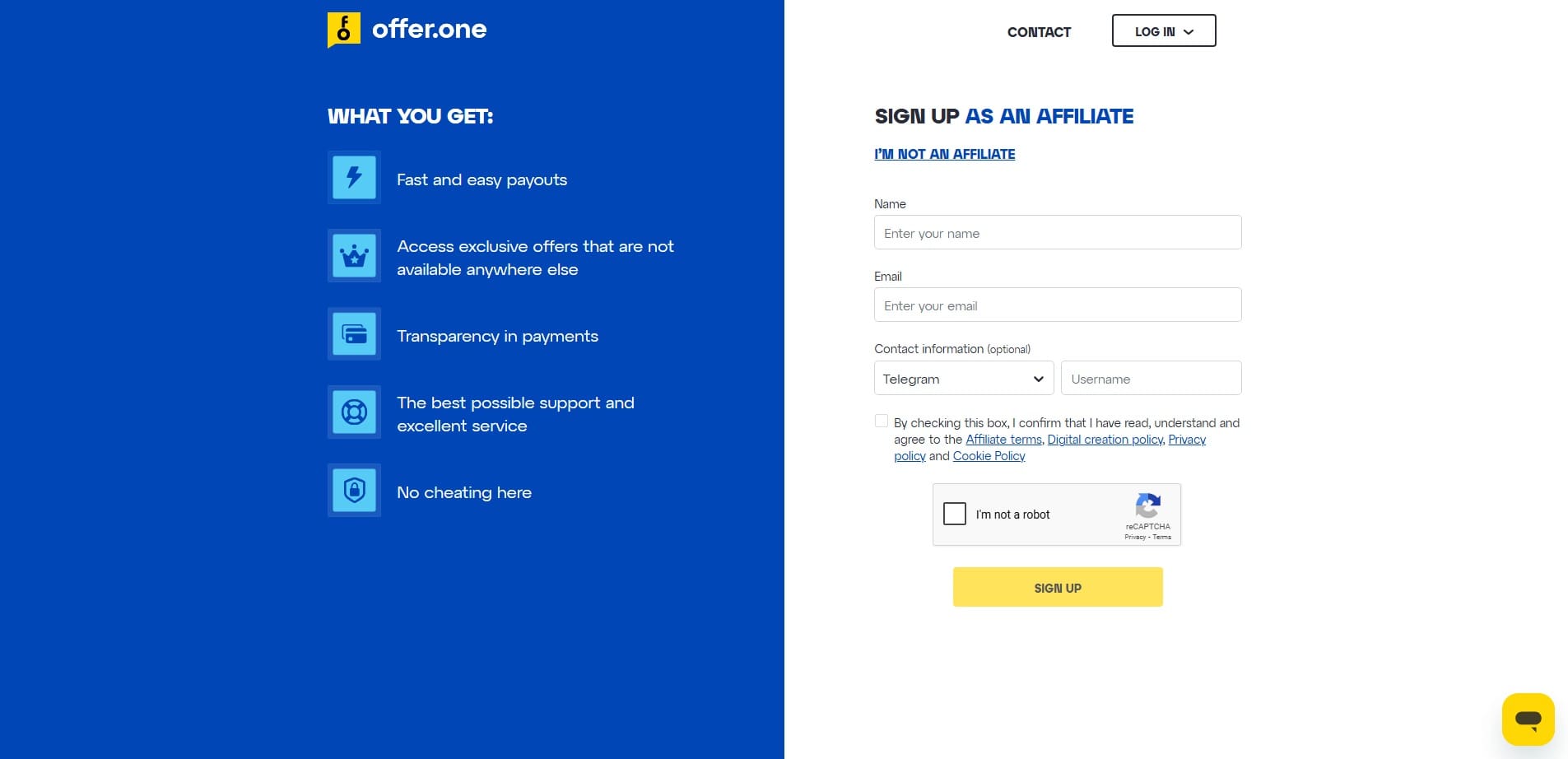 Offer.One CPA network review