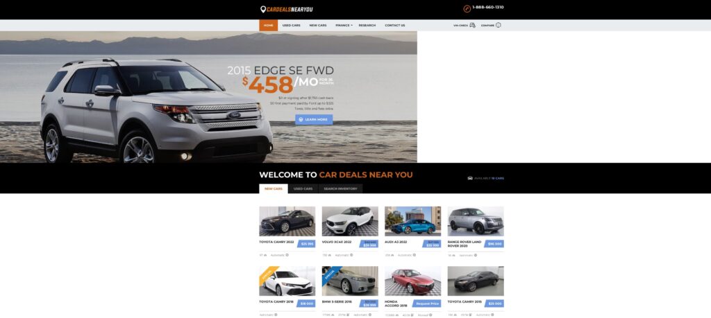 Pop-up and popunder ads example for E-Commerce landing page